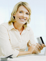Woman with Credit Card